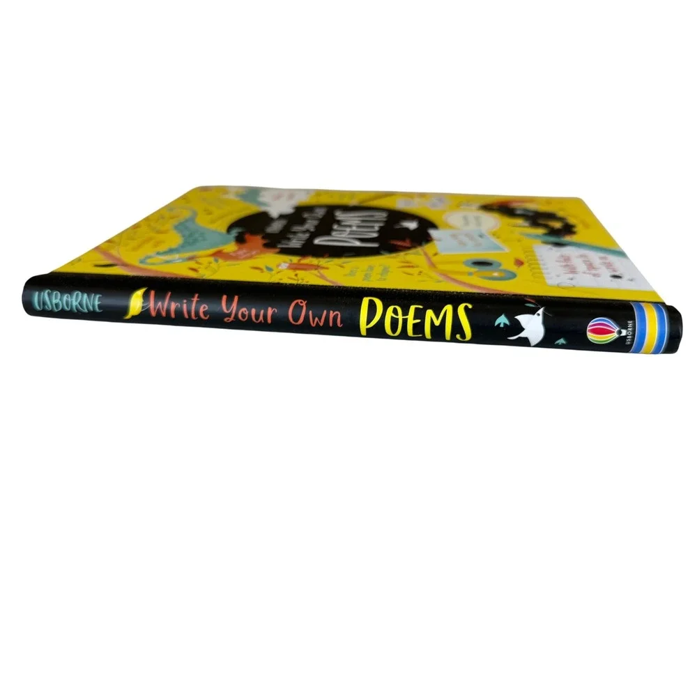 Usborne Write Your Own Poems Activity Book Hardcover Spiral Bound 9780794547783